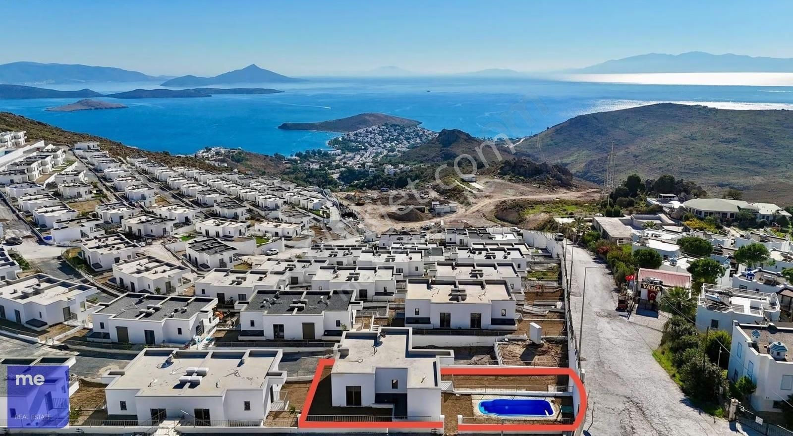 7/24 Güvenlikli, Müstakil Havuzlu, Deniz Manzaralı 3+1 Daire - Görsel 17