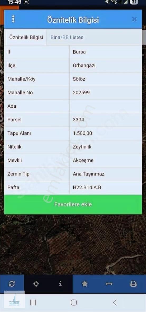 Bursa Orhangazi Sölöz Mah. İmar Rezervinde 1500m2 Arsa - Görsel 21