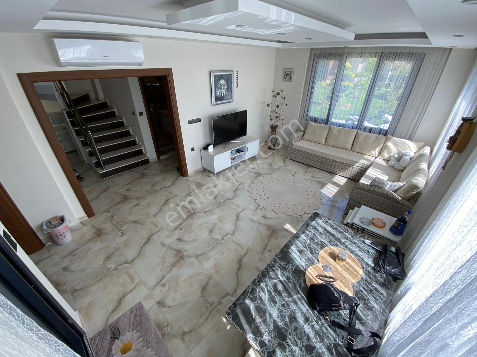 İzmir Dikili Salihler Deniz Manzaralı Havuzlu Satılık 4+1 Villa - Görsel 31