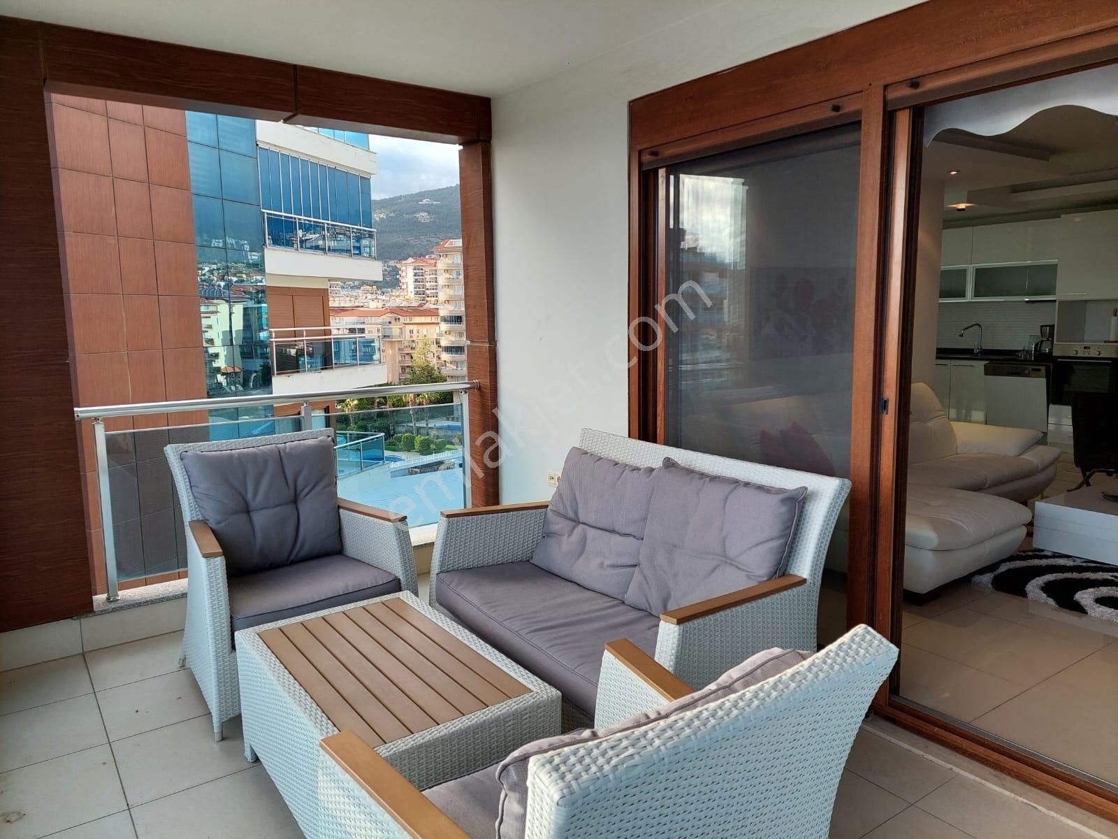 Alanya Cikcilli Crystal Park 2 Kompleksinde Deniz Ve Alanya Kalesi Manzaralı Satılık 2+1 Daire - Görsel 26