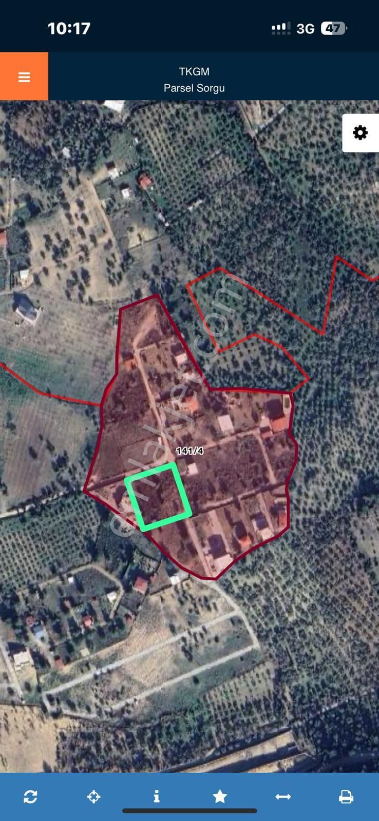 Torbalı Demırcı Çakrak’ta Köşe Parsel! Yatırıma Uygun Zeytınlık Tarla - Görsel 3