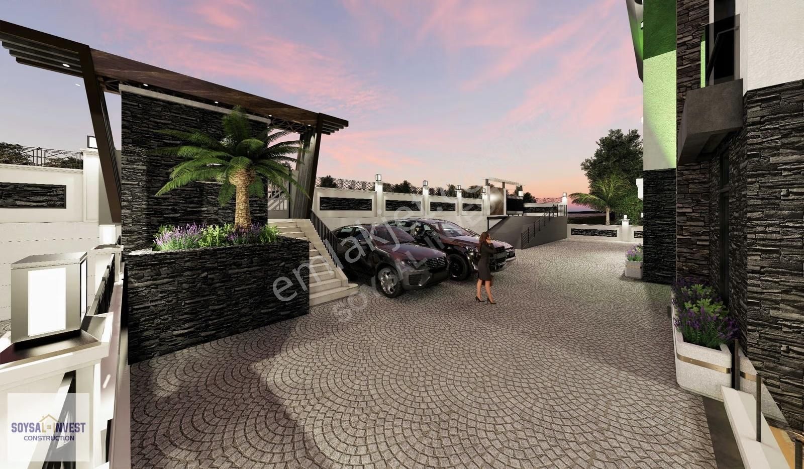 Cikclli Terası Full Deniz Kale Manzaralı 1+1 Soysal Sunset - Görsel 5