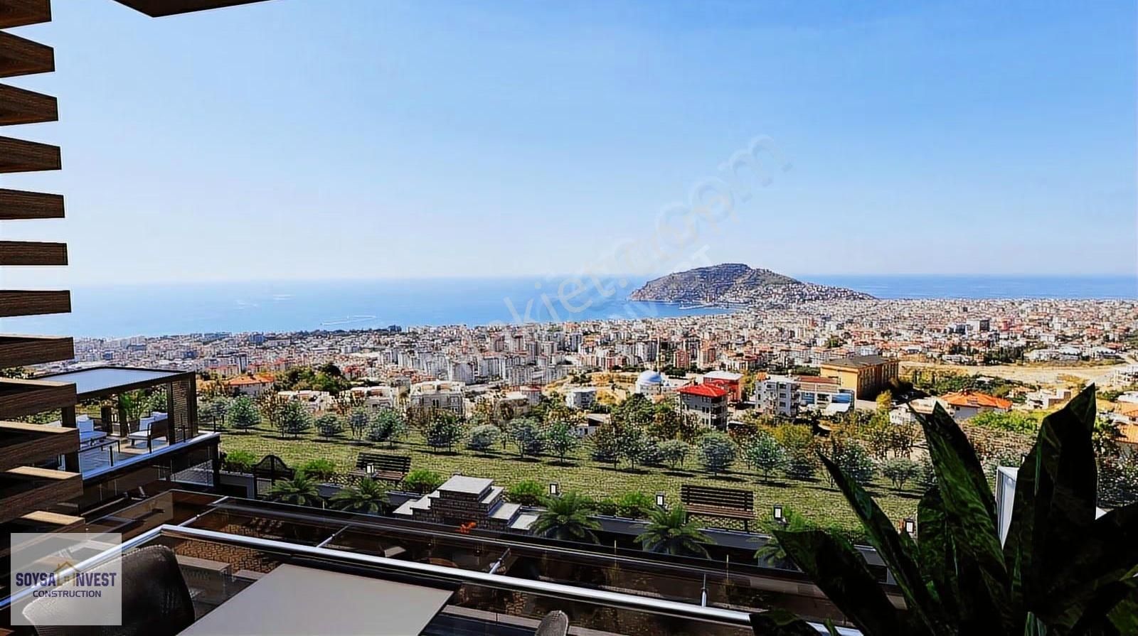 Cikcilli Kale Deniz Manzaralı 2+1 Bahçe Dublex Soysal Sunset - Görsel 5