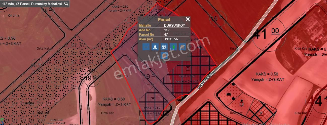 Arnavutköy Dursunköyde Satılık Arsa , 1,293 M2 Cadde Cephe Hisseli İmarlı - Görsel 4
