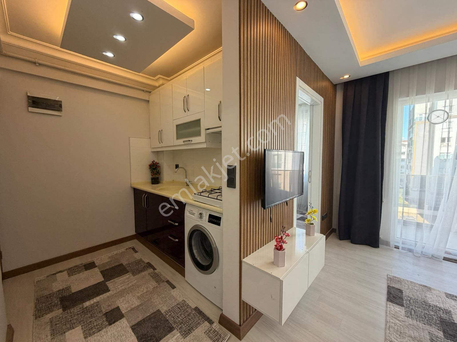 2+1 Sıfır Eşyalı Full Tasarım Kiralık Daire - Görsel 13