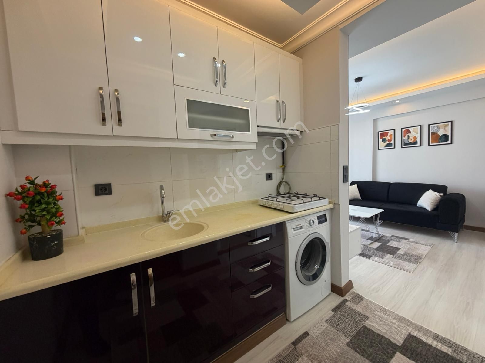 2+1 Sıfır Eşyalı Full Tasarım Kiralık Daire - Görsel 5