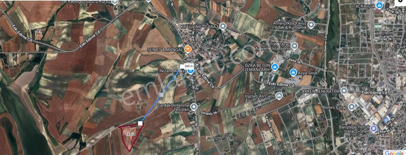 Arnavutköy Çilingirde Satılık Arsa , 3000 M2 Hisseli Yolu Var Evlerin Yakını - Görsel 4