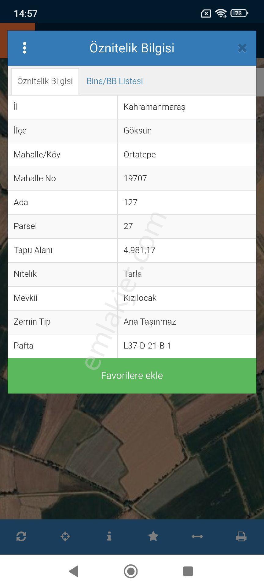 Ortatepe Mahallesinde Satılık Tarla - Görsel 2
