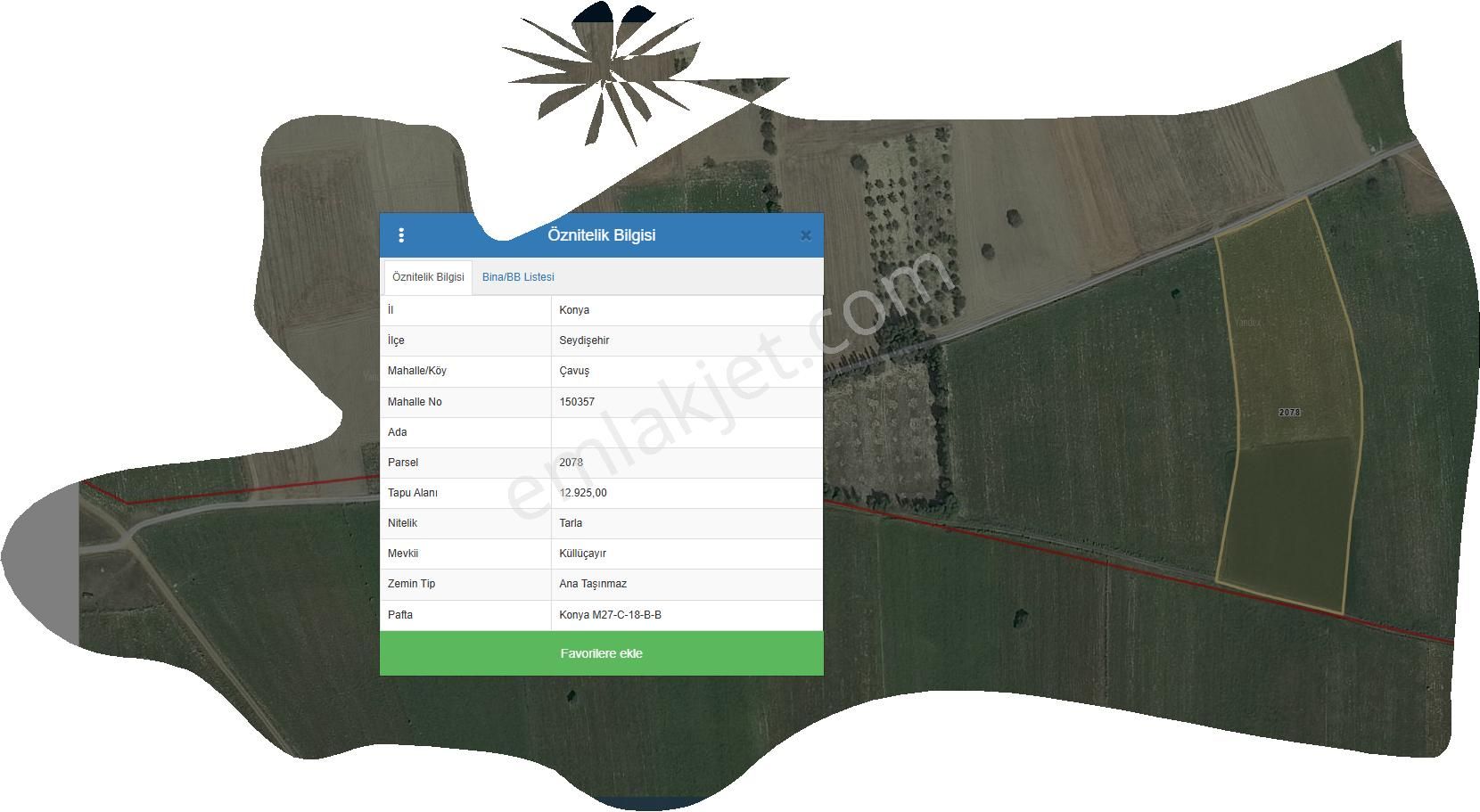 Özpınar,dan Çavuş Köyü Satılık 10 340 M2 Hisseli- Suyu- Yolu Olan Tarla-bahçe - Görsel 5