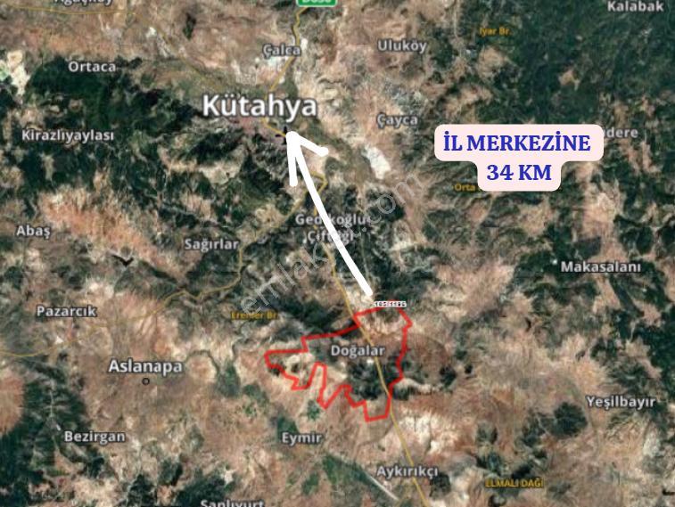Kütahya Merkez Doğalar Köyünde 2.378 M² Tarla Satılıktır - Görsel 5