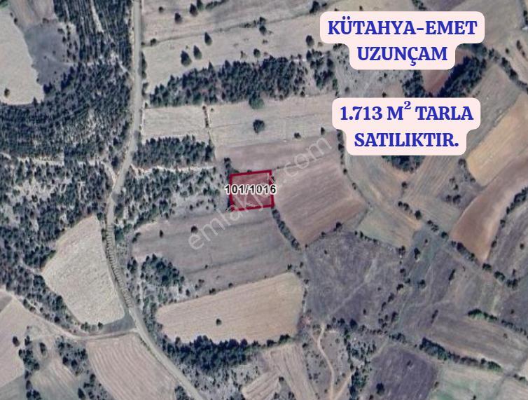 Kütahya Emet Uzunçam Köyünde 1.713 M² Tarla Satılıktır - Görsel 2