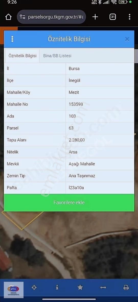 Tig'den Mezit De Yatırımlık Villa İmarlı Arsa - Görsel 5