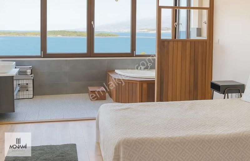 Full Deniz Panorama Müstakil Villa Urla İskelede...4+2 300m2 Oto - Görsel 11