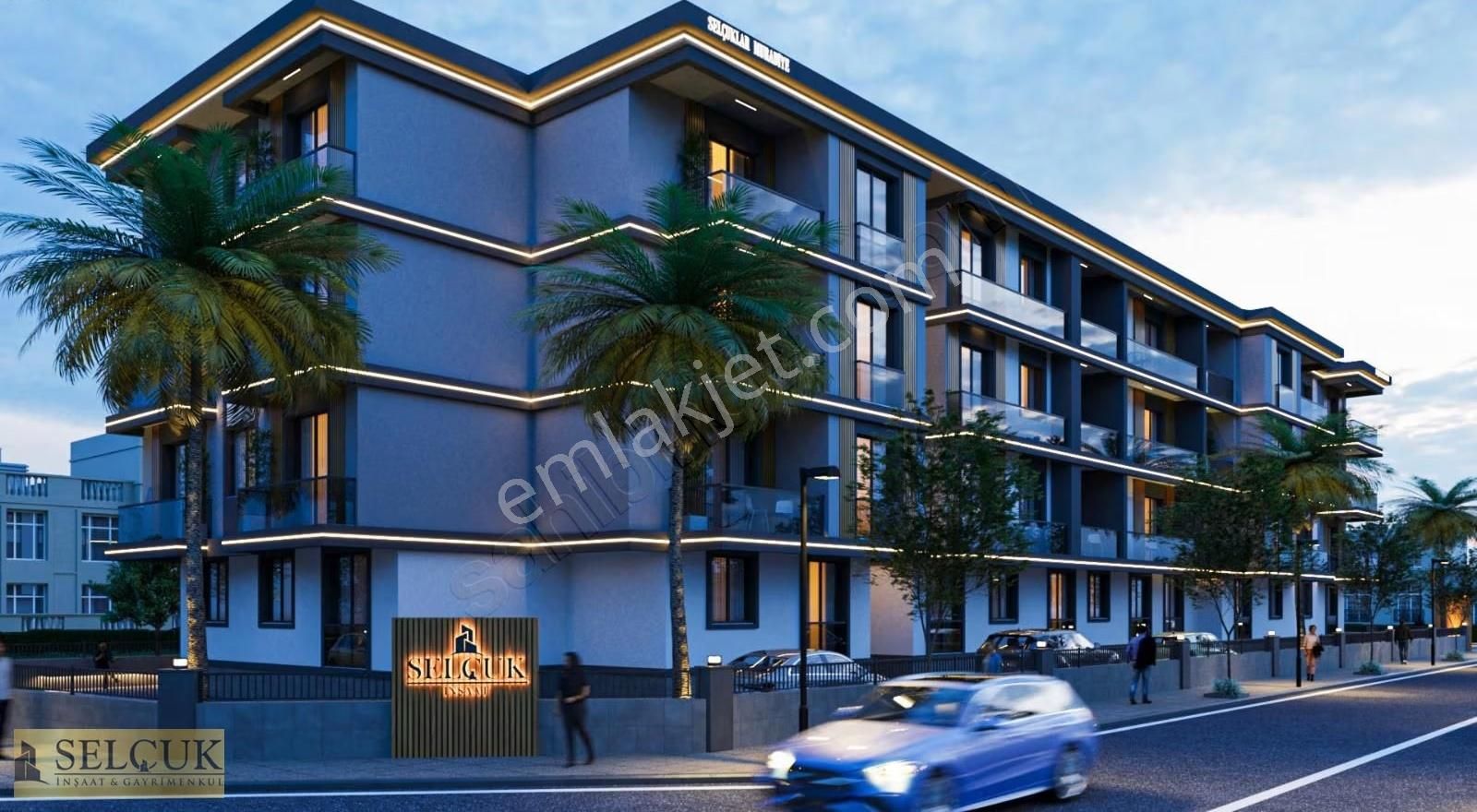 Selçuk İnşaattan Pazar Yerinin Arkası Site İçinde Modern 1+1 - Görsel 8
