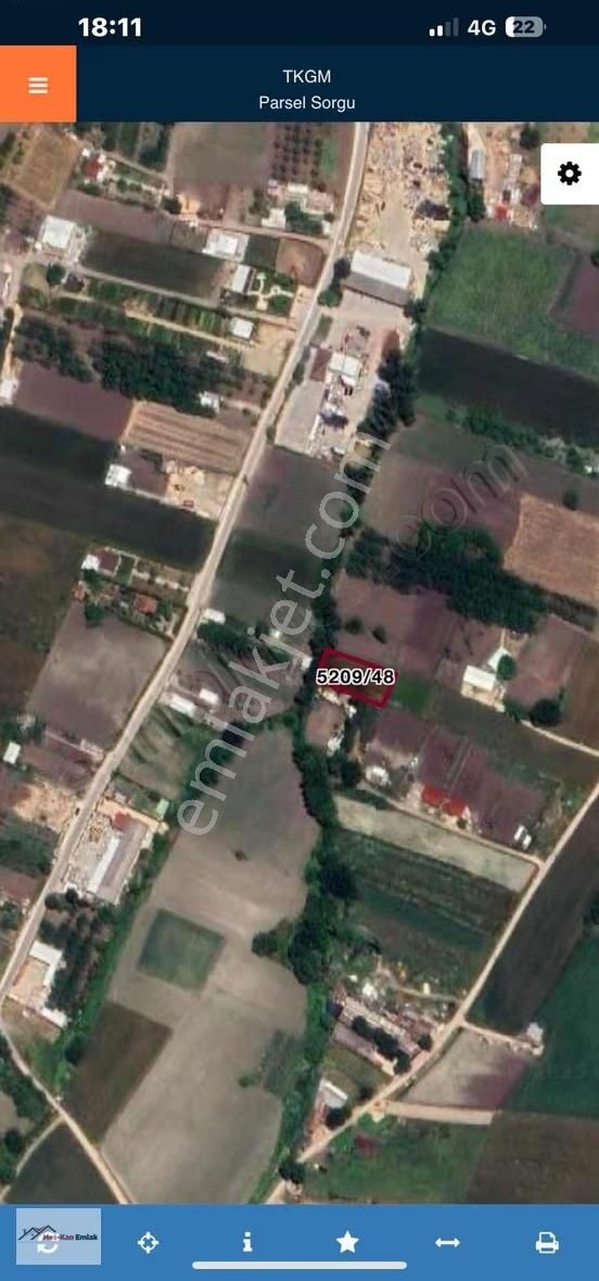 Gorukle Sakarya Mahallesi'nde Satılık Fırsat Tarla