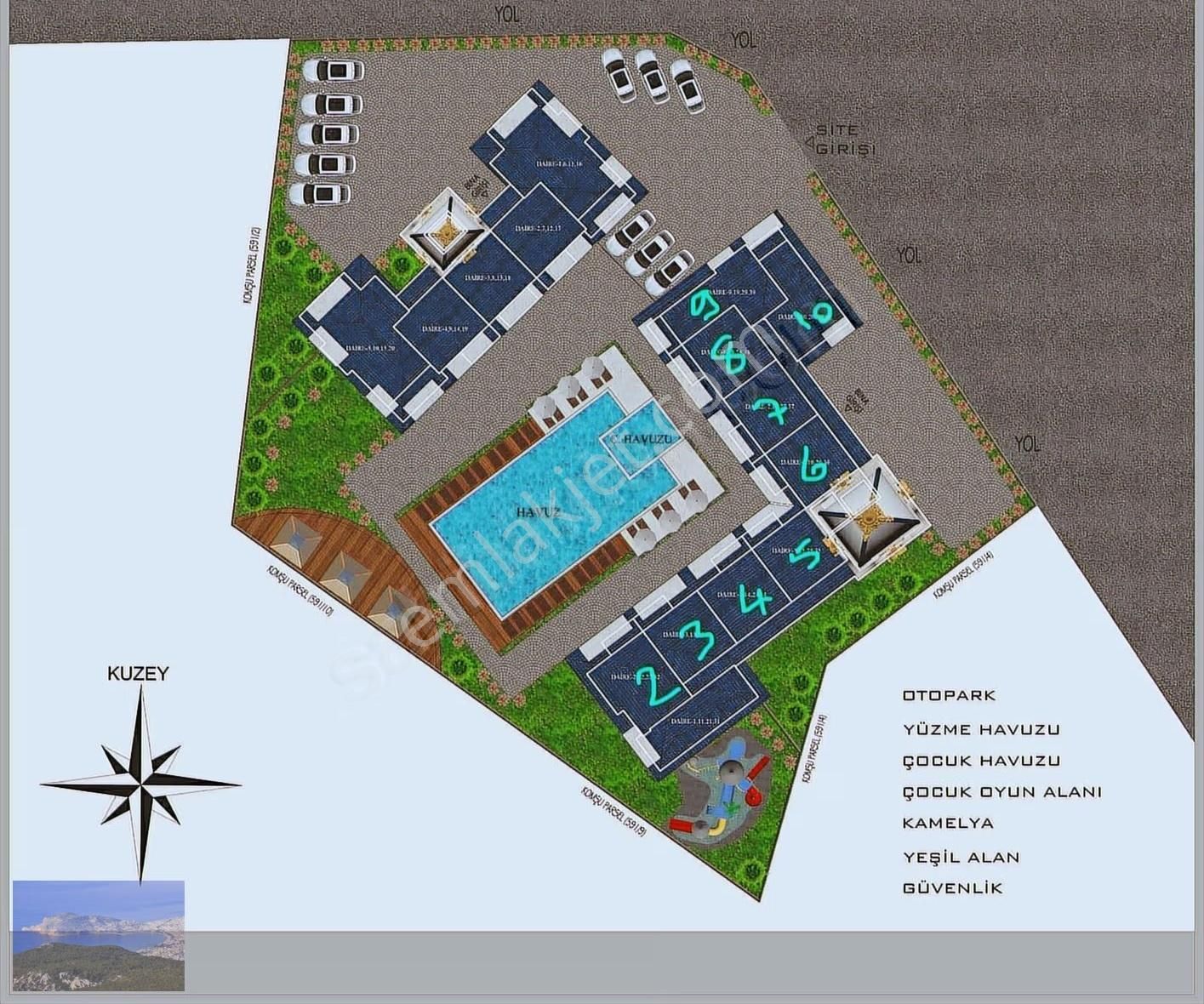 Alanya Hastane Yajını 1+1 50 Metre - Görsel 6