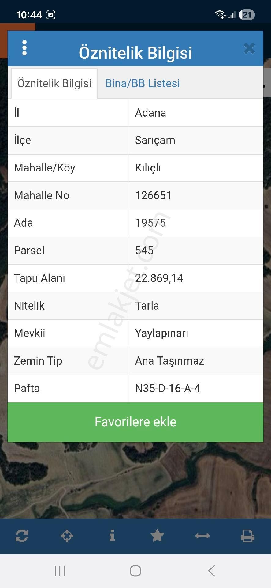 Sarıçam Kılıçlıda 629 Metrekare Arazimiz Satılıktır - Görsel 2