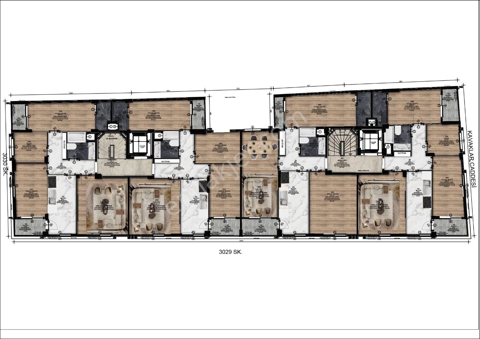 Umurluda Çarşıya 5 Dk Mesafede "0" 2+1 Daireler - Görsel 4