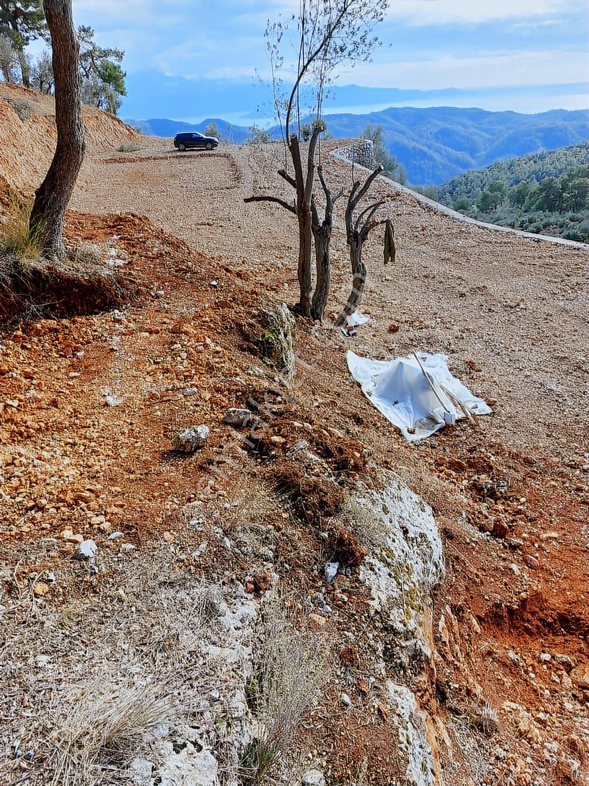 Gökçeovacık Ta Satılık Deniz Manzaralı Tarla - Görsel 9