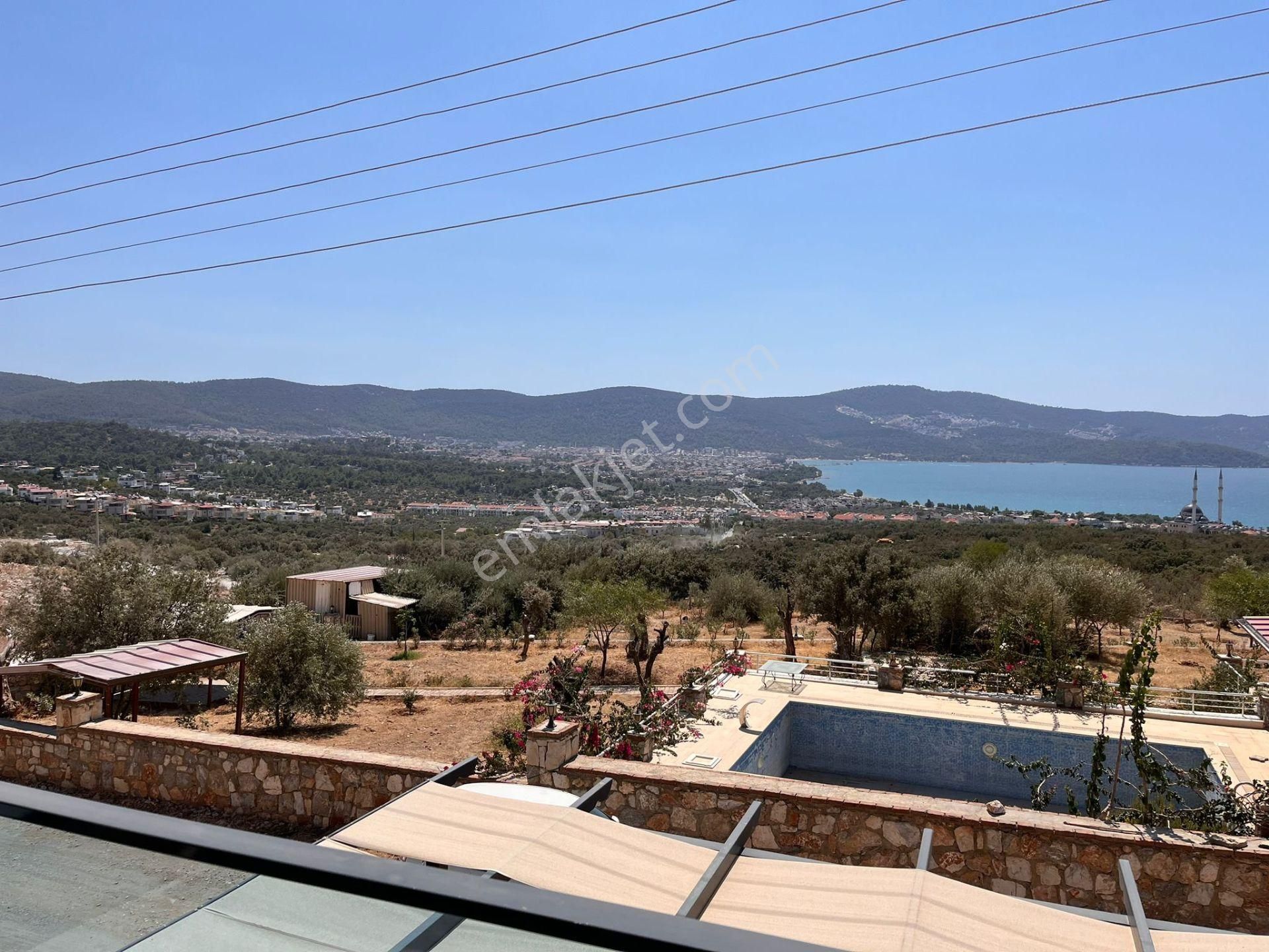 Akbük'de Full Deniz Manzaralı Müstakil Villa - Görsel 26