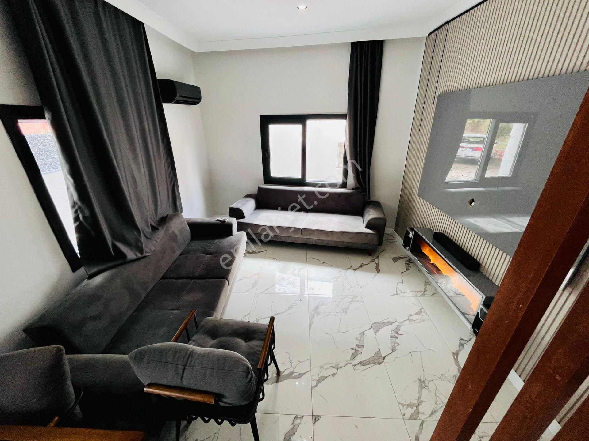 Yükselden Satılık Hayattan Keyif Almak İçin Kızılkeçilide 1+1 Lüx Villa - Görsel 19