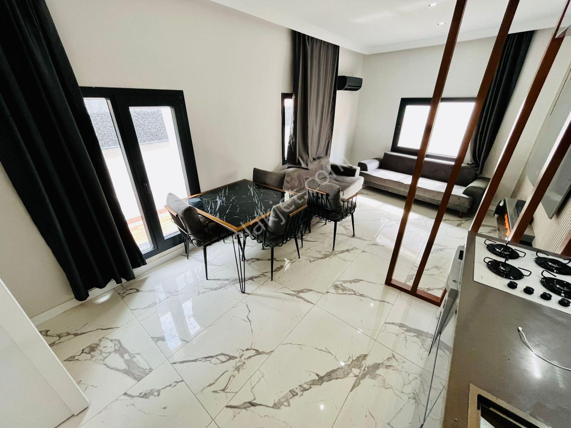 Yükselden Satılık Hayattan Keyif Almak İçin Kızılkeçilide 1+1 Lüx Villa - Görsel 17