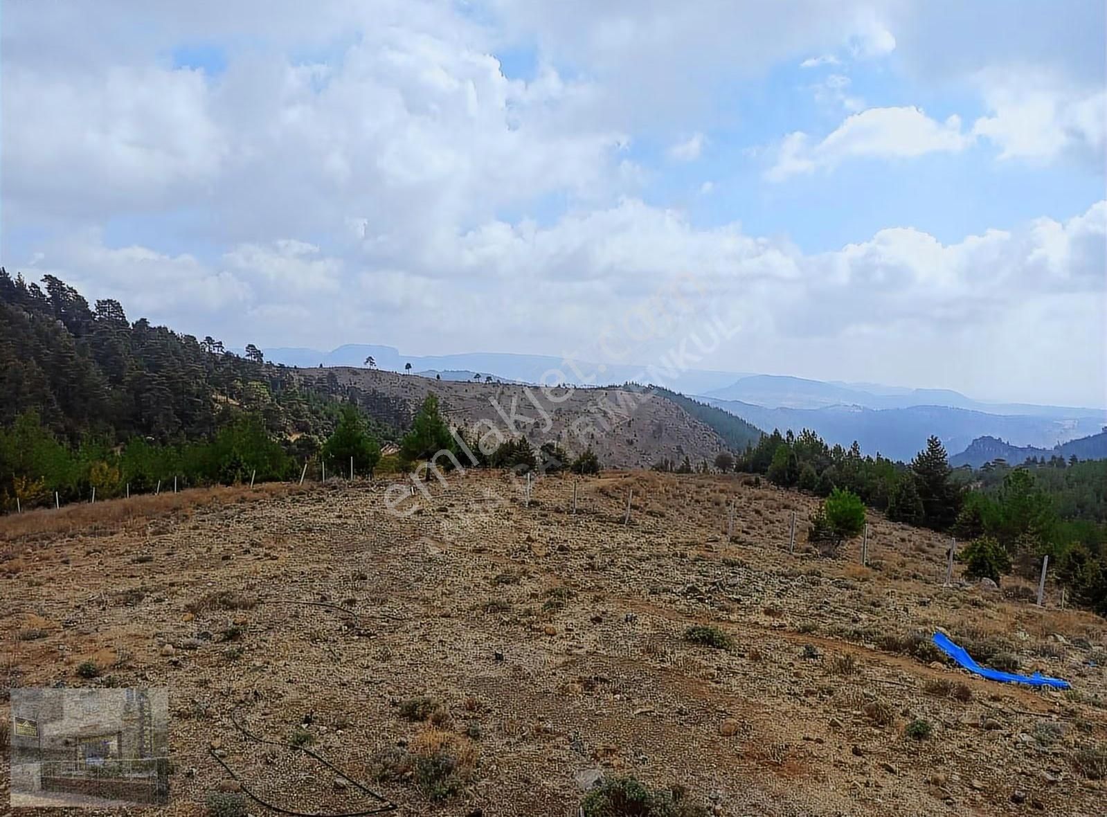 Mükemmel Konumlu Yaylalık 3540m2 Arazi Deniz Ve Mersin Manzaralı - Görsel 13