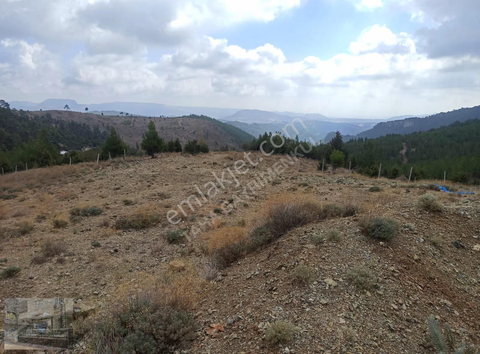 Mükemmel Konumlu Yaylalık 3540m2 Arazi Deniz Ve Mersin Manzaralı - Görsel 16