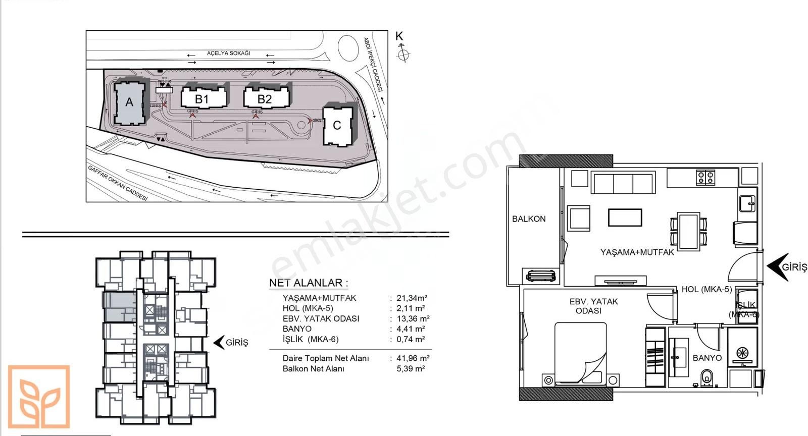 Ege Yapı Modern Yaka Yetkili 2. El Satış Ofisinden Sıfır 1+1 - Görsel 8