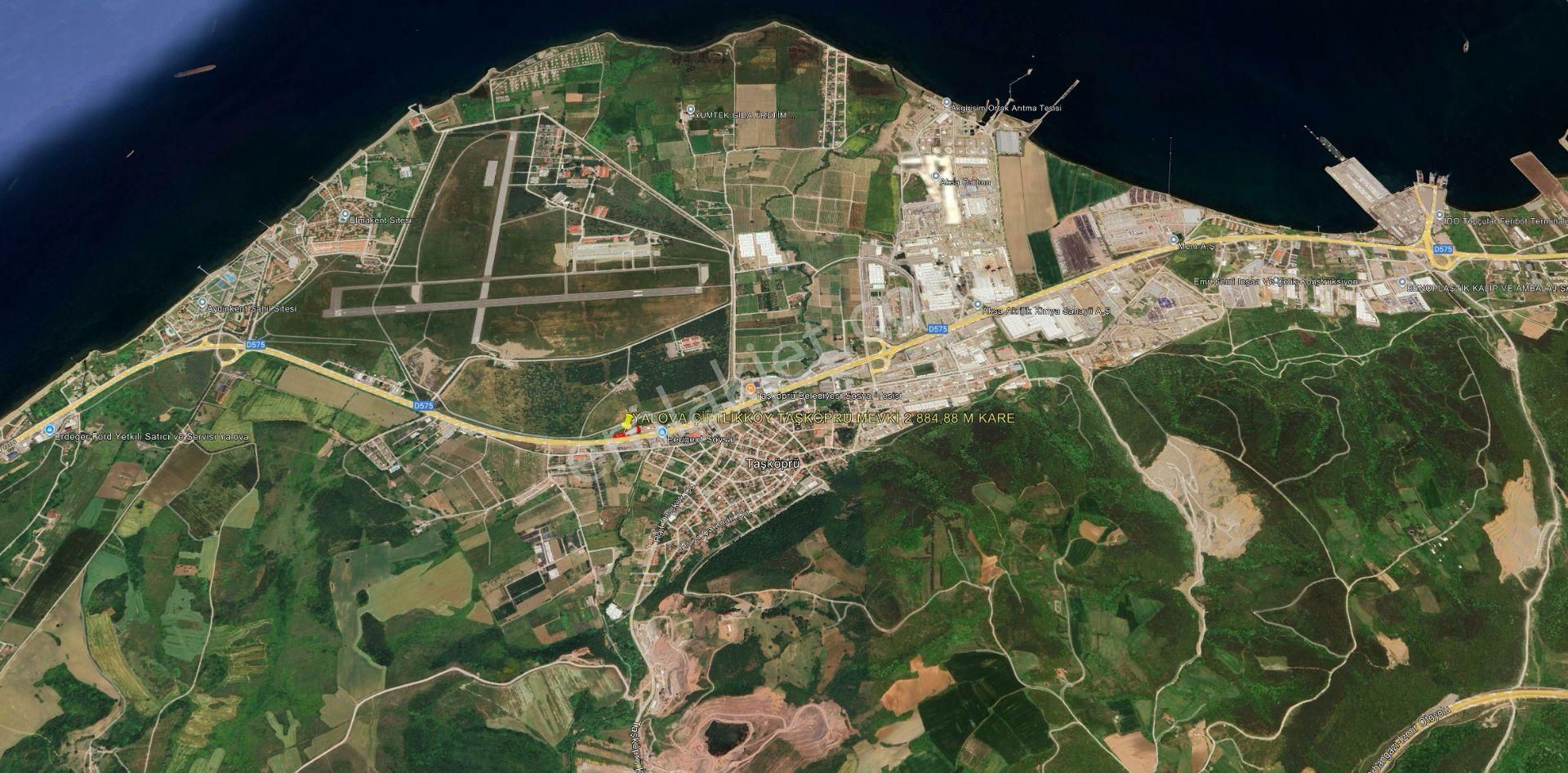 Yalova İli Çiftlikköy İlçesi Taşköprü'de 2884 M² İçerisinde Yapı Bulunan Tarla E5'e 200 Cepheli - Görsel 3