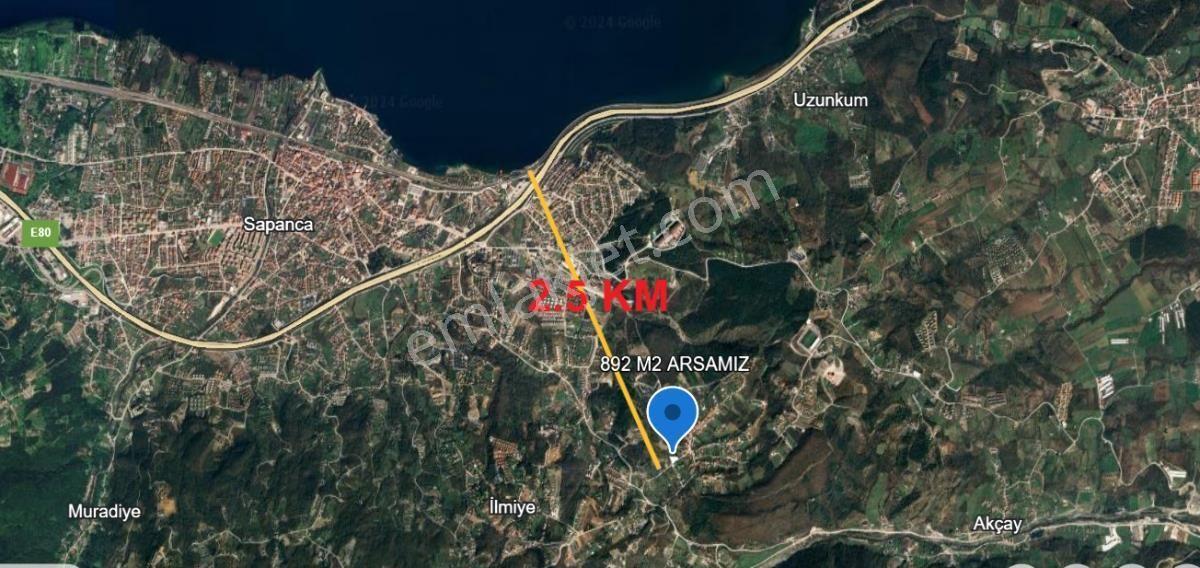 Sapanca Hacımercan Mhde Göl Manzaralı %20 İmarlı Arsa - Görsel 20