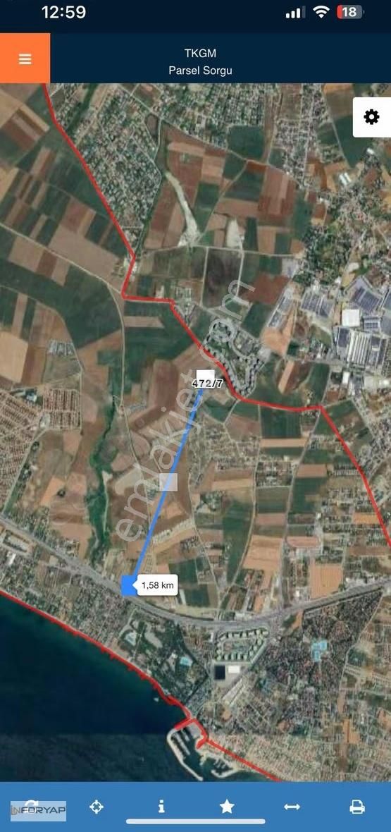 ꧁inforyap꧂ Satılık İmarlı İfrazlı Tek Tapu 285 M2 Arsa - Görsel 2