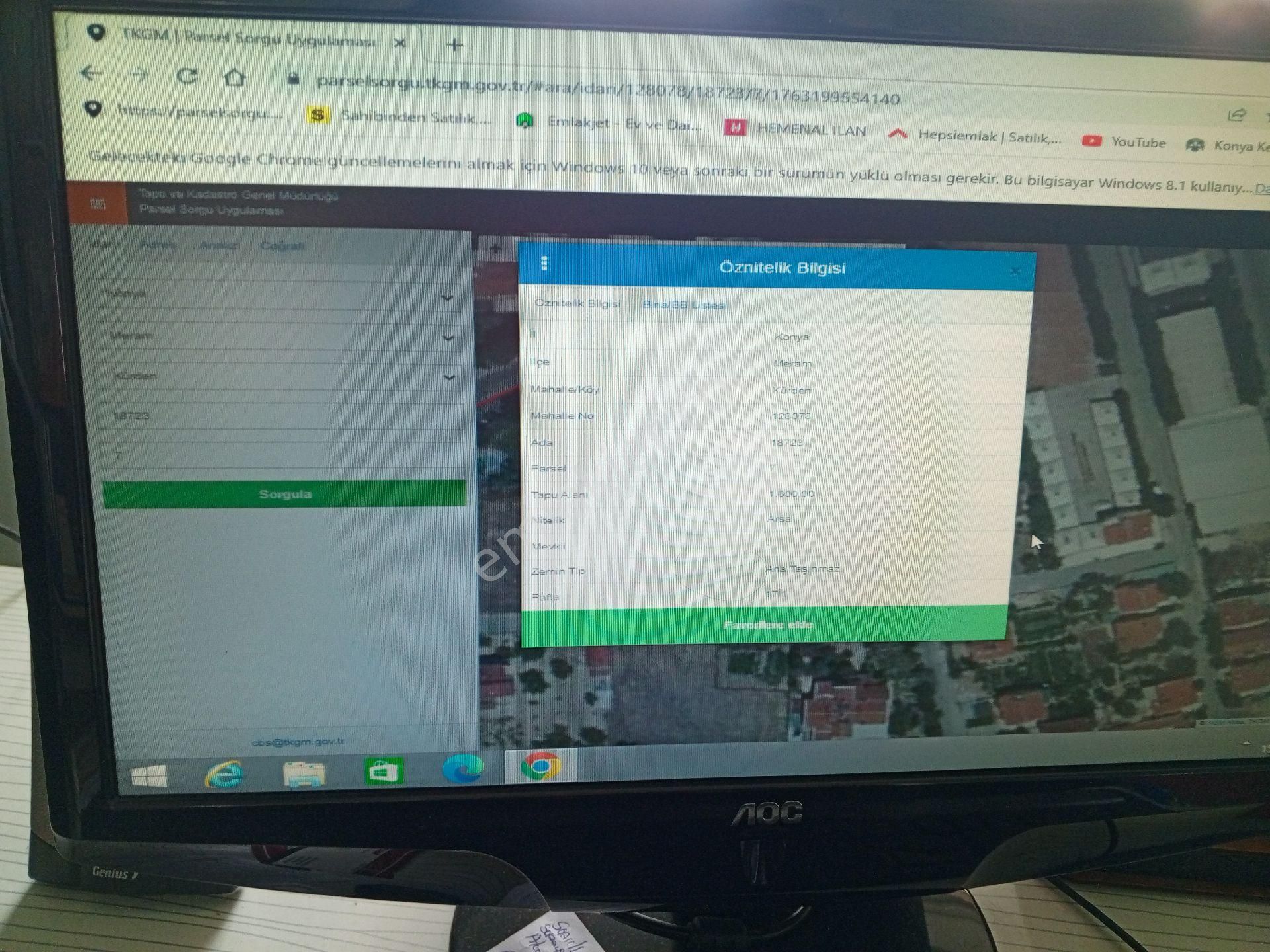 Konya Meram Yak Mah. 1600 M2 3.5 Katlı Satılık Müstakl - Görsel 4