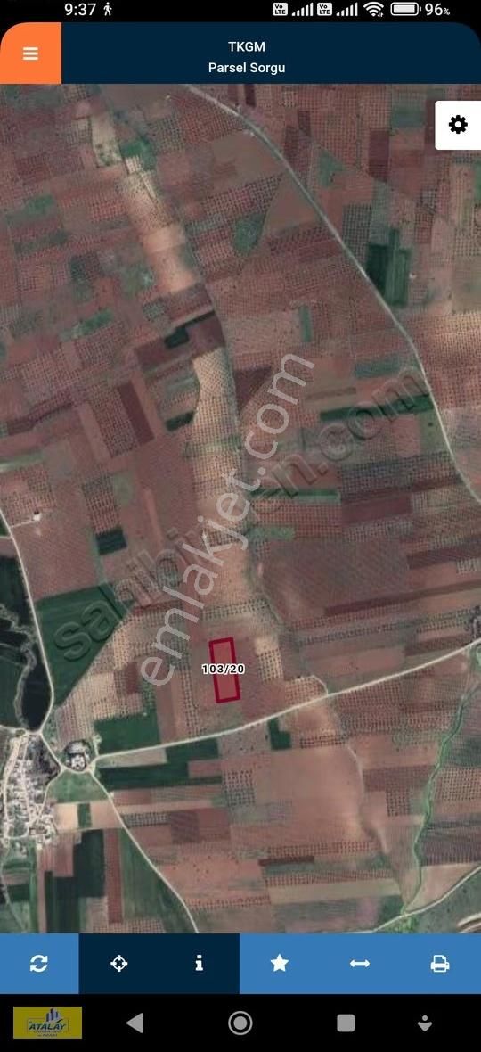 Keferhan İnanlı Köyünde 12.344 Metre 4 Lük Suyu Mevcut Satlık Ar - Görsel 5