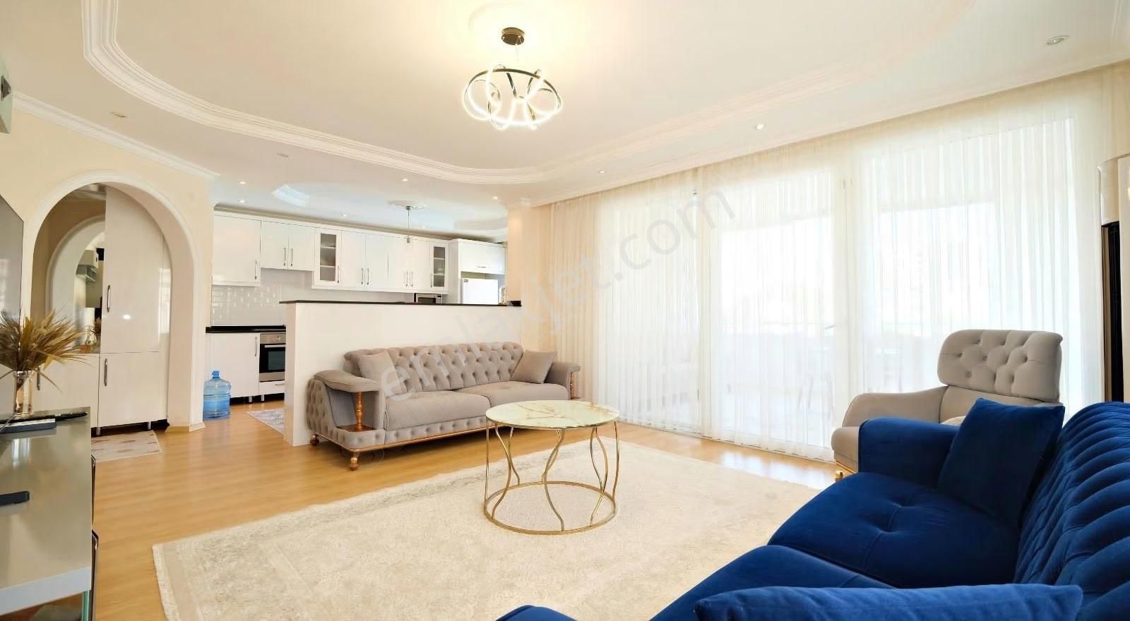 Alanya Cikcilli Kapalı Açık Havuzlu Lüks Sitede Eşyalı Satılık - Görsel 3