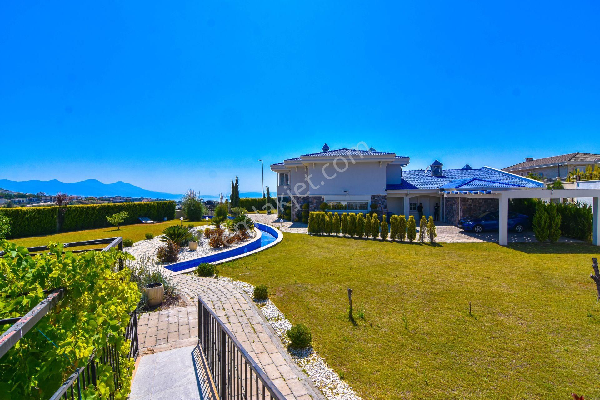 Yaylaköy'de Full Kuşadası Ve Deniz Manzaralı 6+1 Malikane - Görsel 26