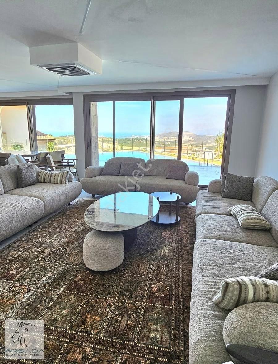 Kuşadası Yayla Köyde Deniz Manzaralı Havuzlu Satılık Müstakil - Görsel 5