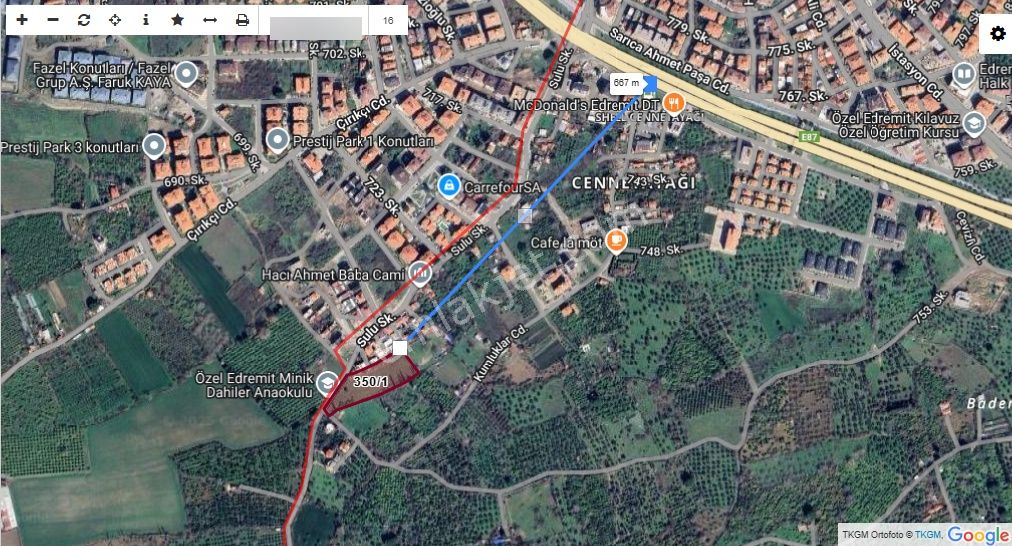 !!!cennet Ayağında Satılık Fırsat 8641 M2 Bahçe Vasfında Arsa!!! - Görsel 30