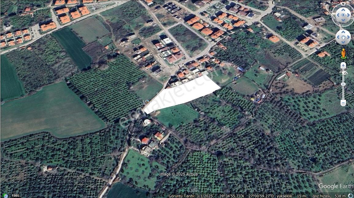 !!!cennet Ayağında Satılık Fırsat 8641 M2 Bahçe Vasfında Arsa!!!