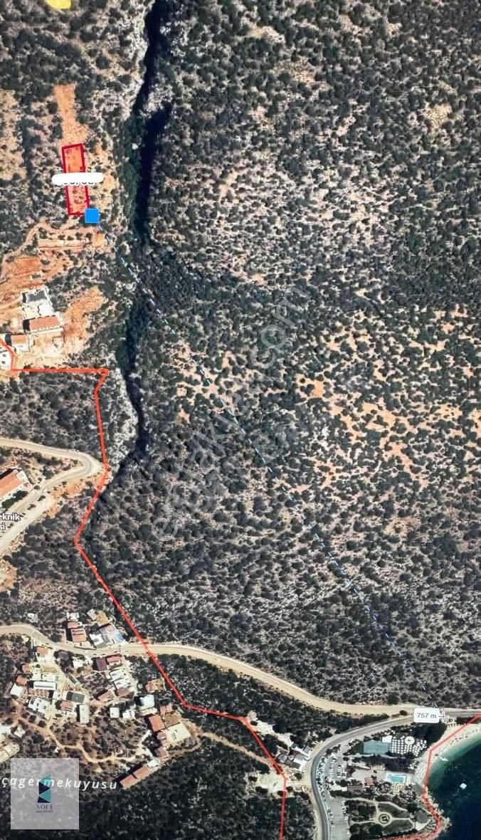 Soft Emlaktan Kaş Gökseki'de Müstakil Deniz Manzaralı Parsel