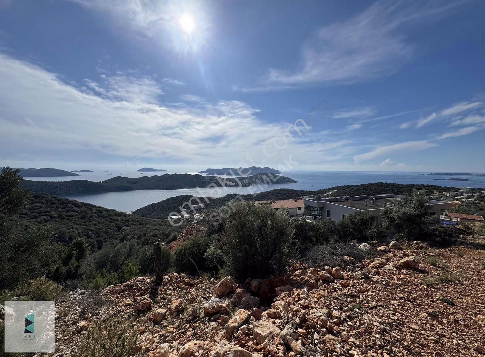 Soft Emlaktan Kaş Gökseki'de 2350m2 Deniz Manzaralı Parsel - Görsel 6