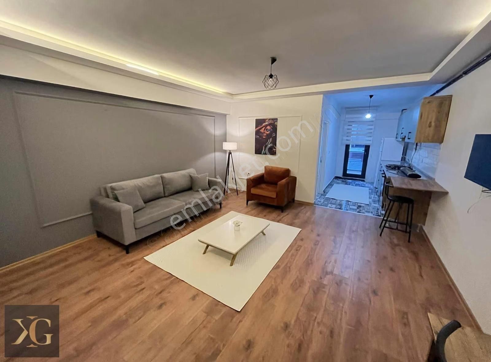 Pruva'dan 1+1 Sıfır Bina'da Sıfır Eşyalı Geniş M2 Kiralık Daire - Görsel 7