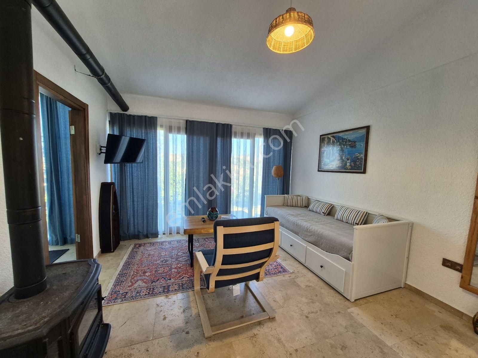 Seferihisar Sığacık Taşdibi'nde Bahçeli Deniz Mnz Kiralık Villa - Görsel 23