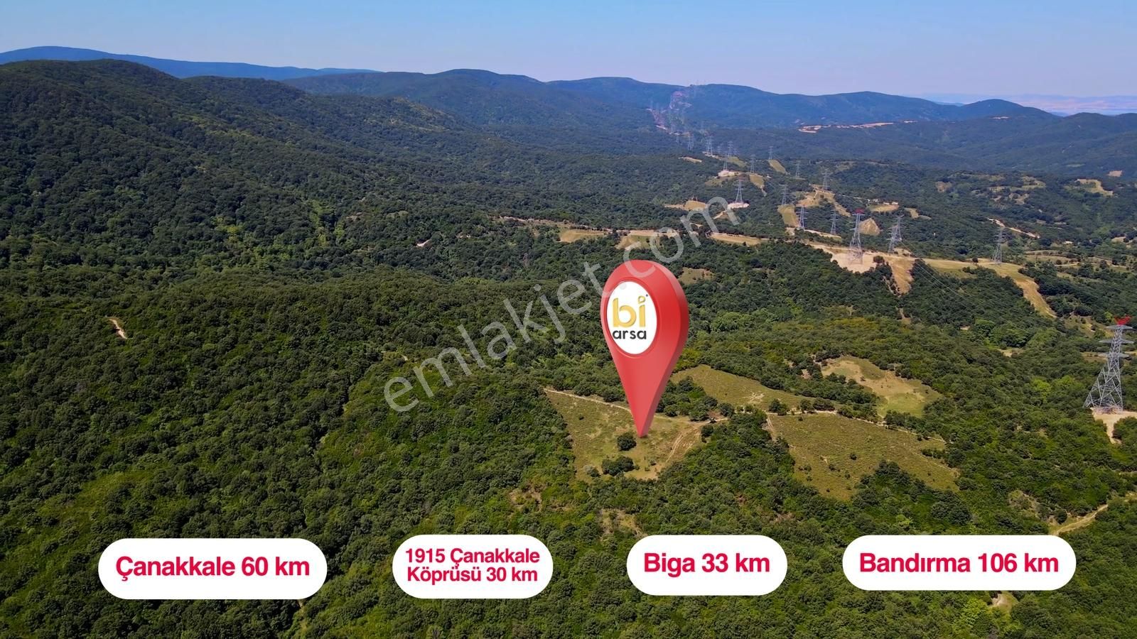 Lapseki Güreci'de 9.057m² Yolu Mevcut Yatırımlık Arazi - Görsel 4