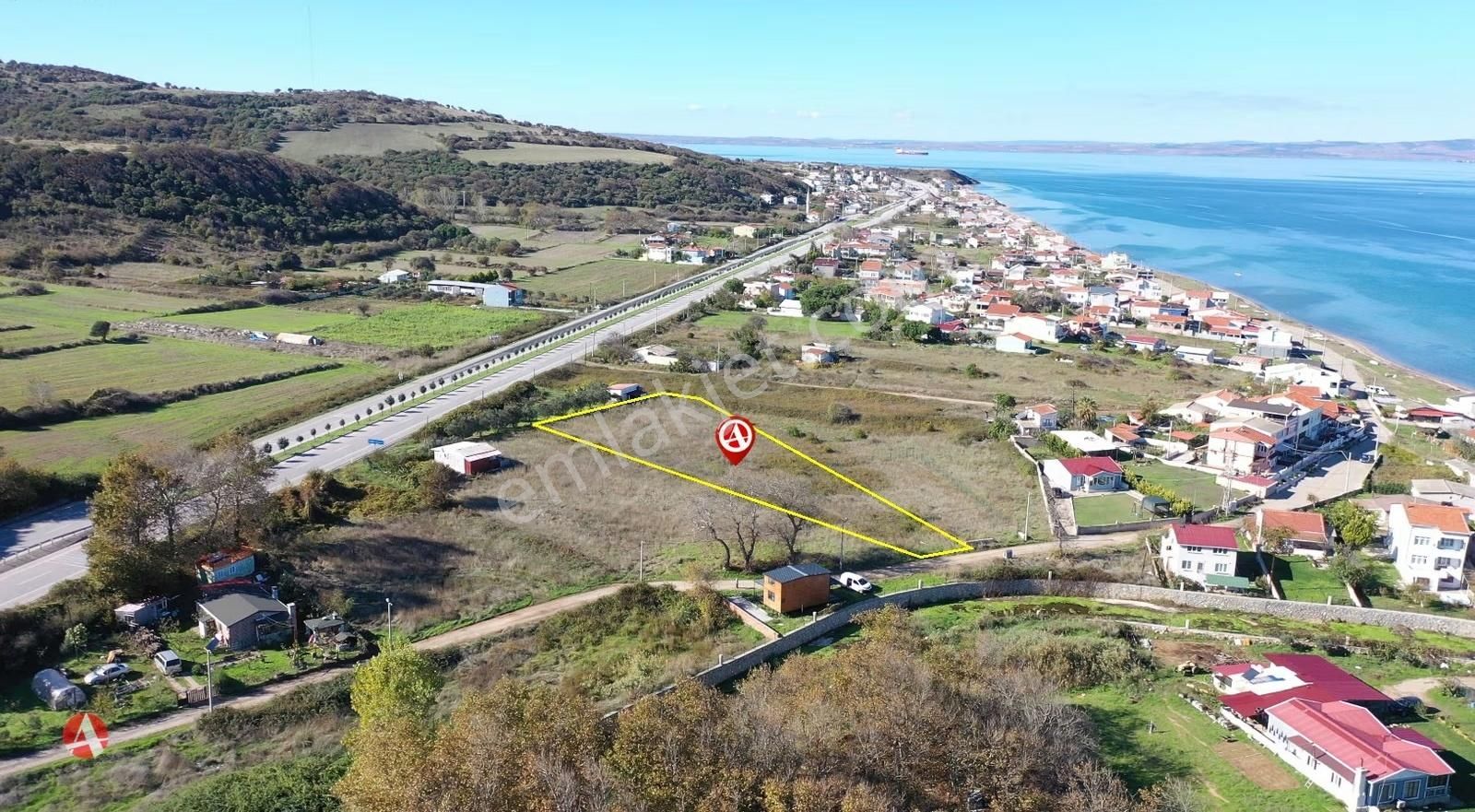 Lapseki, Güreci Altında, Muhteşem Konumda Satılık Kupon Arsa - Görsel 2
