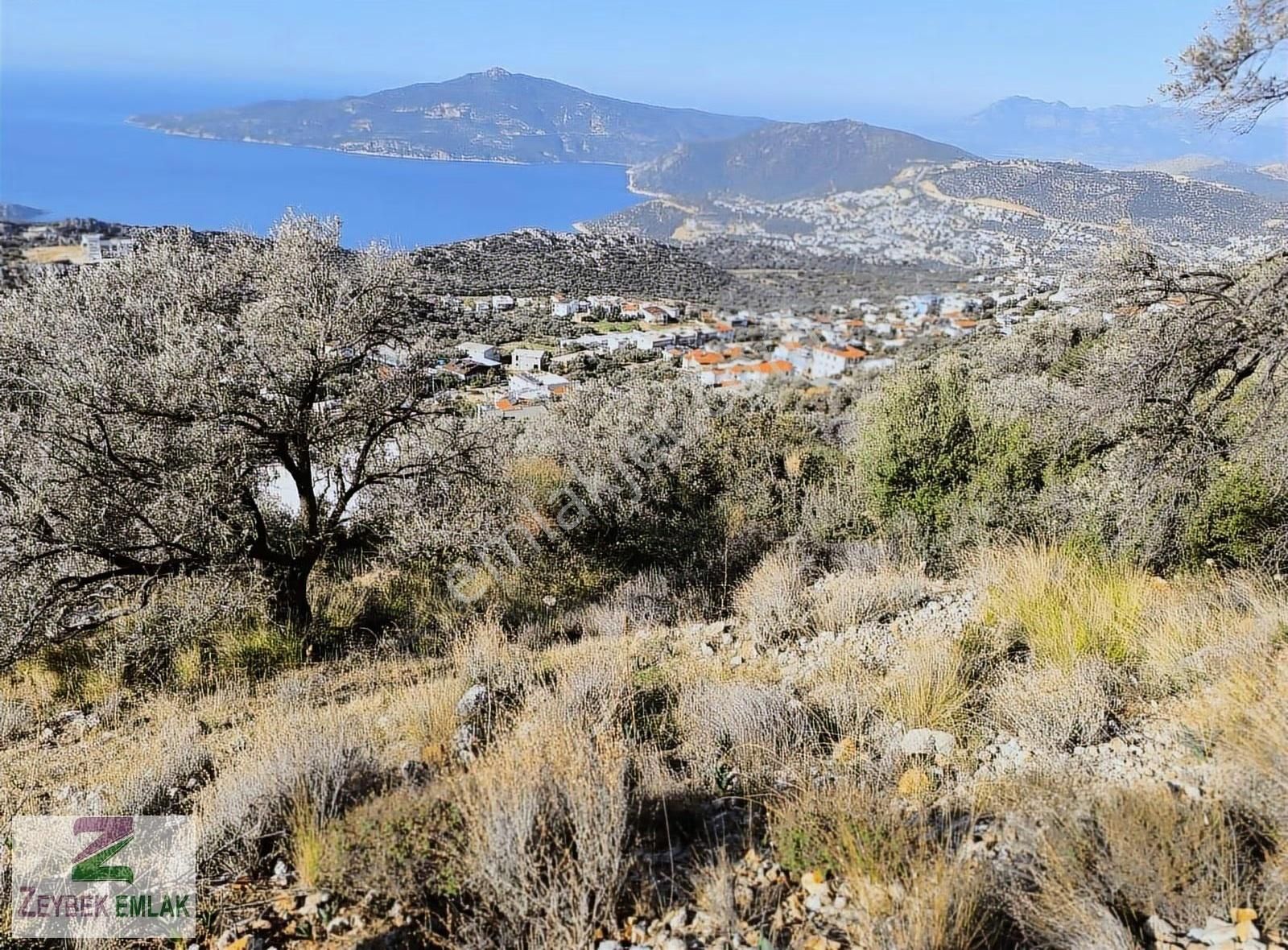 Kaş Kalkan'da Muhteşem Panoramik Deniz Manzaralı Satılık Tarla! - Görsel 7
