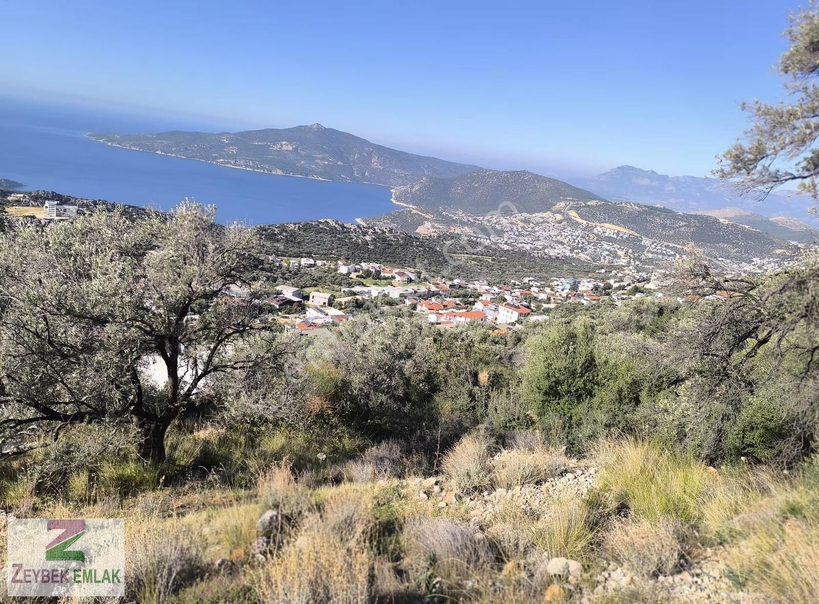 Kaş Kalkan'da Muhteşem Panoramik Deniz Manzaralı Satılık Tarla! - Görsel 13