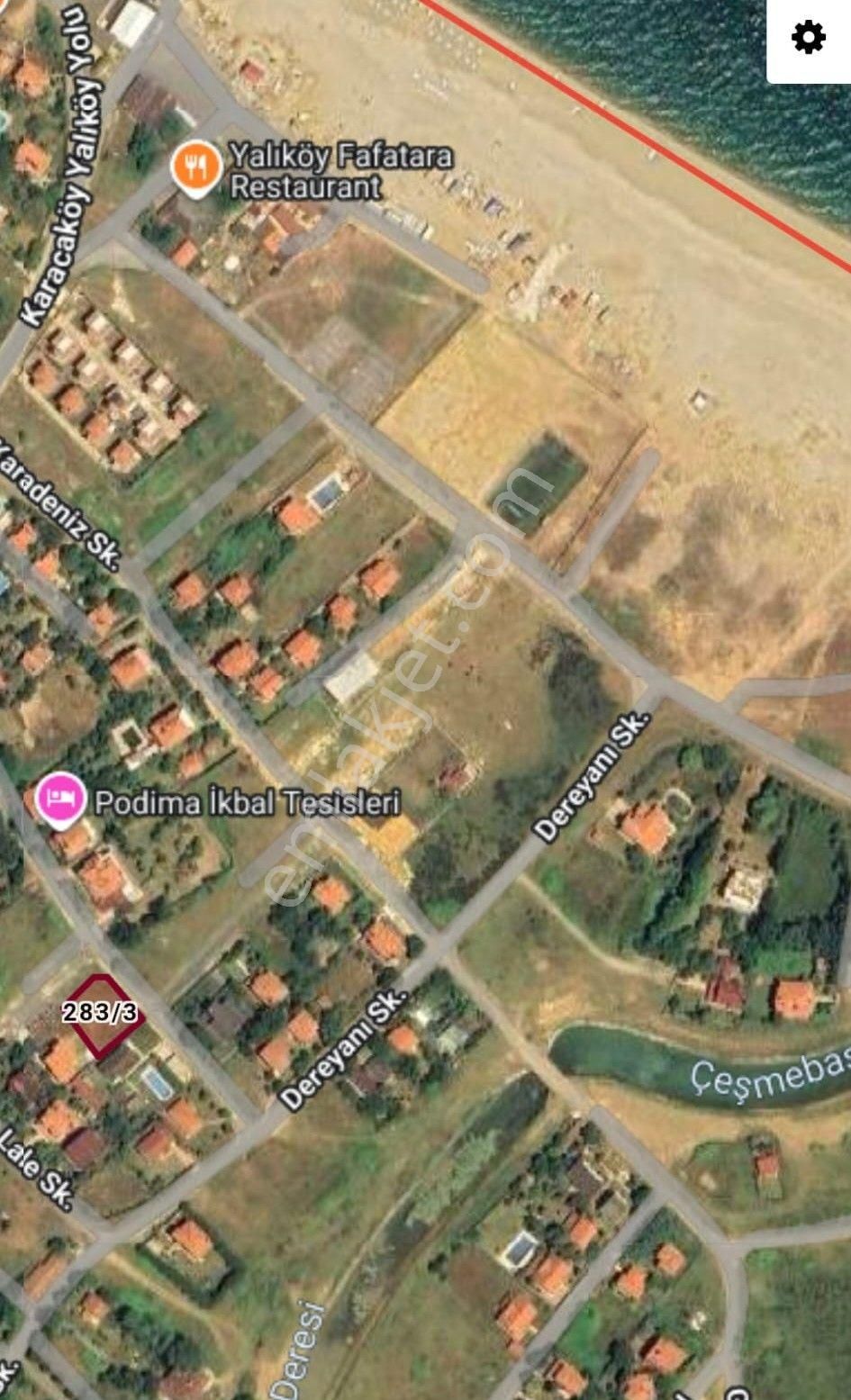 Remax Necati Kurt / Çatalca Yalıköy'de Plaja Çok Yakın Villa Arsası - Görsel 5