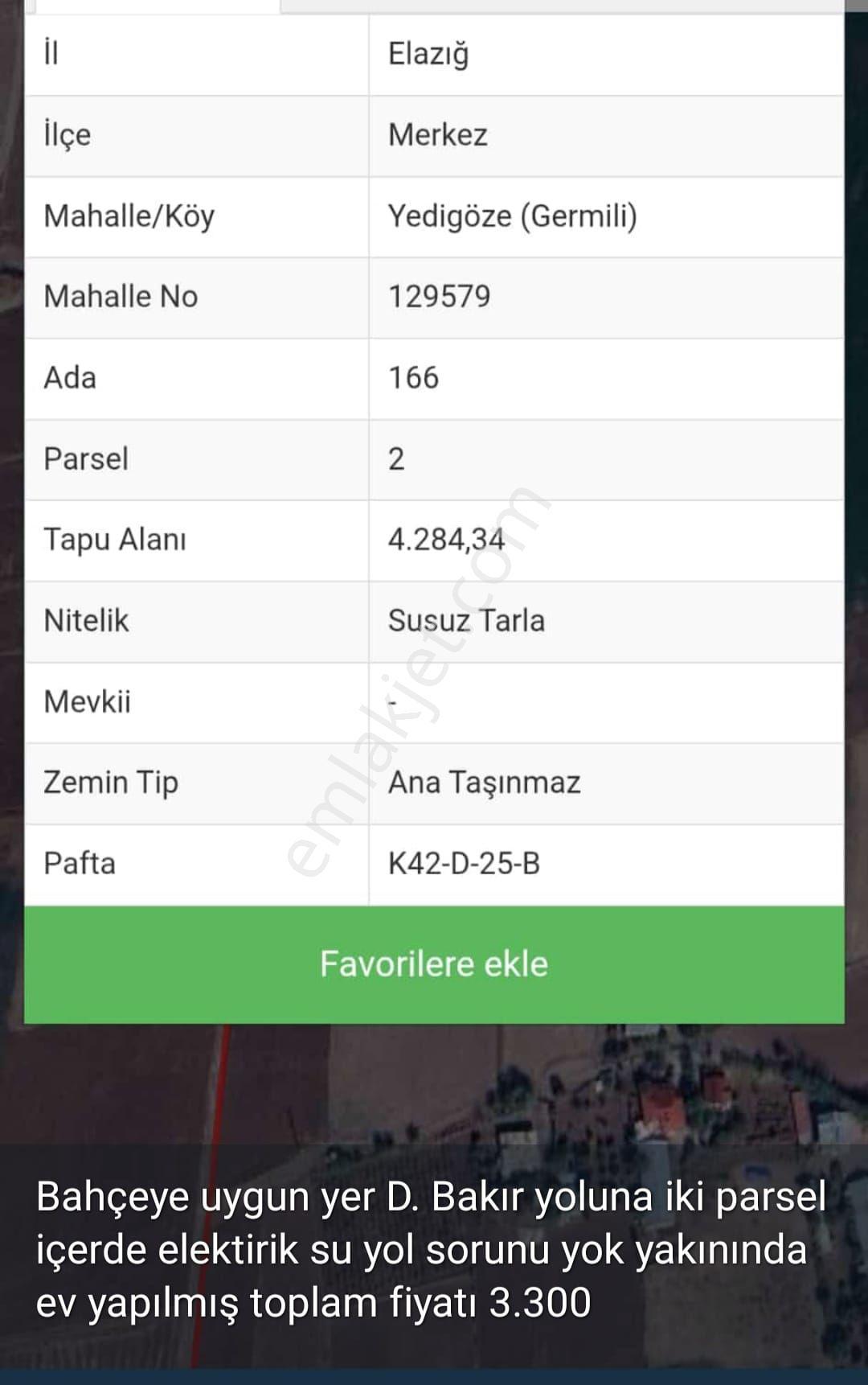 Yedi Góze Germili De Satılık Tarla - Görsel 2