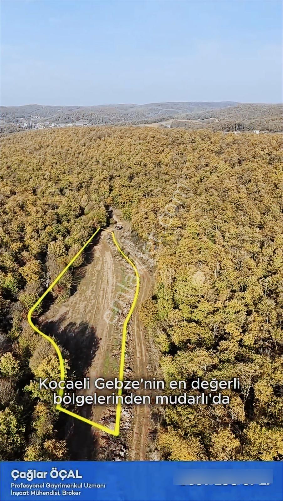 Kocaeli Gebze Mudarlının En Güzel Yerinde Satılık 3034m2 Tarla - Görsel 6
